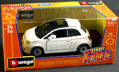 Bburago Mini Car 1/32 Fiat 500 2007 (White)