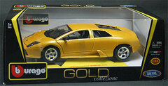Bburago Mini Car 1/18 Lamborghini Murcielago (Metallic Yellow)