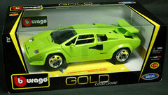 Bburago Mini Car 1/18 Lamborghini Countach LP5000 Quattro Valvole (Green)
