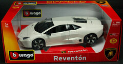 Bburago MIni Car 1/18 Lamborghini Reventon (Flat White)