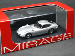 MIRAGE Resin Model 1/43 Toyota 2000GT Thunder Silver Metallic