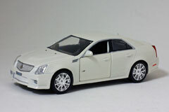 LUXURY Diecast Model Car 1/43 Cadillac CTS-V 2009 White Diamond