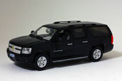 LUXURY Diecast Model Car 1/43 Chevrolet Suburban SUV 2009 Standard Black