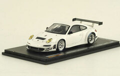 Endurance-Info Model Car 1/43 Porsche 911(977) GT3 RSR 2009 Racing Stock Model White