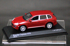 Pauls Model Art Diecast Model 1/64 Porsche Cayenne GTS 2007 Metallic Red