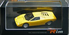 Model Car 1/43 Lamborghini Countach Prototype Yellow