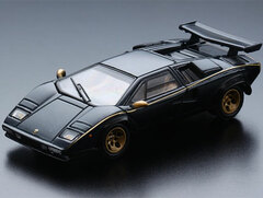 Model Car 1/64 Lamborghini Countach LP500 Metallic Blue