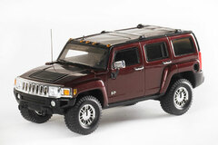 LUXURY Resin Model Car 1/43 Hummer H3 2006 Sonoma Red Metallic