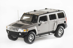 LUXURY Resin Model Car 1/43 Hummer H3 2006 Bolder Gray Metallic