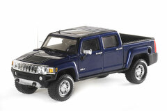 LUXURY Resin Model Car 1/43 Hummer H3T 2008 All Terrain Blue
