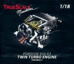 True Scale 1/18 Porsche 935 K3 Twin Turbo Engine Model