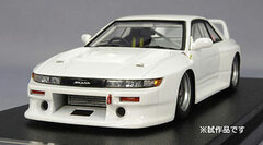 MIRAGE Complete Model Car 1/43 Nissan GT Silvia 1993 Model Prostock White