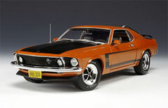 Complete Diecast Model 1/18 1969 Ford BOSS 302 Mustang - Caribbean Coral