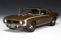 Complete Diecast Model 1/18 1969 Chevloret Camaro SS396 - Varnish Brown