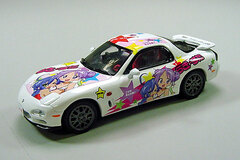 A-Team Mini Car Diecast Model Lucky Star 1/43 Mazda RX-7 (FD3S) Lucky Star Ver.