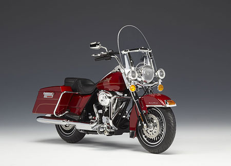 1/12 Complete Model 2009 FLHR Roadking Red Hot
