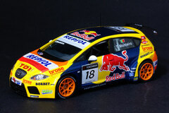 Complete Model Car 1/43 SEAT Leon TDI WTCC 2008 No.18 T.Monteiro