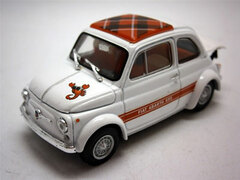 1/43 Fiat Abarth 695SS Assetto (Bianco/Scozzese)