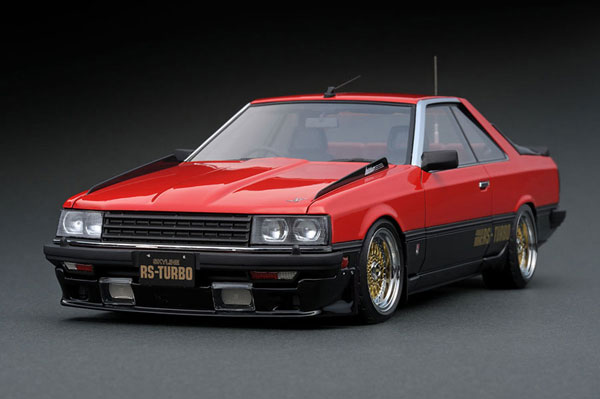 1/18 Nissan Skyline 2000 RS-Turbo (R30) Red/Black