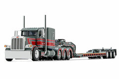 1/64 63inch Flat Top Sleeper, Fontaine Magnitude 3-Axle w/Lowboy Trailer