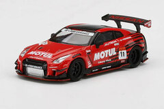1/64 LB WORKS Nissan GT-R R35 Type 2 Rear Wing Version 3 Infinite MOTUL (Right-hand Steering)