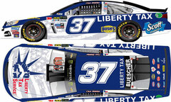 1/64 NASCAR Cup Series 2017 Chevrolet SS LIBERTY TAX #37 Chris Buescher