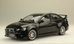 Complete Diecast Model 1/18 Lancer Evolution X (Black) (Right-hand Steering)