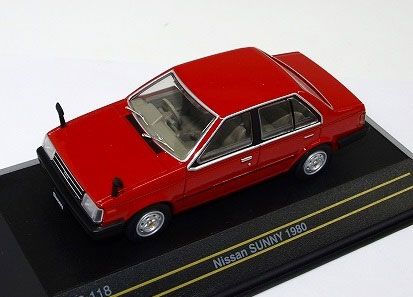1/43 Nissan Sunny 1980 Red