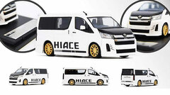 1/64 Diecast Model TOYOTA HIACE 300 Custom Ver. (Overseas Model) White