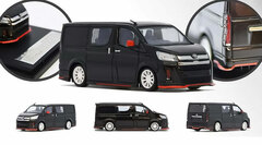 1/64 Diecast Model TOYOTA HIACE 300 Custom Ver. (Overseas Specifications) Black Mica