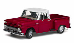 Sunstar Model Car 1/18 1965 Chevrolet Pickup C-10 Step Side (Ivory/ Red)