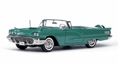 Sunstar Model Car 1/18 1960 Ford Thunderbird Open Convertible (Turquoise)