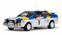 Model Car 1/18 Audi Quatro Rally  S.Blomqvist / B.Cederberg (Winner Rally Sanremo 1982)