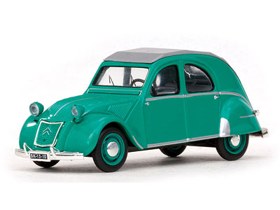 Vitesse Model Car 1/43 Citroen 2CV Belgium (Green)