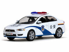 Vitesse Model Car 1/43 Mitsubishi Lancer EX - China Police (GongAn) (White)