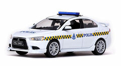 Vitesse Model Car 1/43 Mitsubishi Lancer Malaysia Police (White)