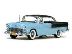 Vitesse Model Car 1/43 1955 Chevrolet Bellaire Hard Top (Glacier Blue / Skyline Blue)