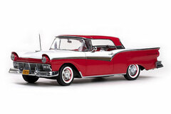 Sunstar Model Car 1/18 1957 Ford Fairlane Skyliner(Red/ White)