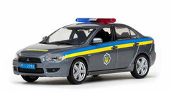 Vitesse Model Car 1/43 Mitsubishi Lancer X - Ukraine Police (Silver)