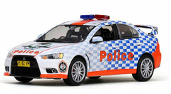 Vitesse Model Car 1/43 Mitsubishi Lancer Evolution X - Australia Police (White)