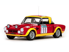 Sunstar Model Car 1/18 Fiat 124 Abarth Rally - #11 M.Verini/F.Rossetti  8th Lombard RAC Rally 1975