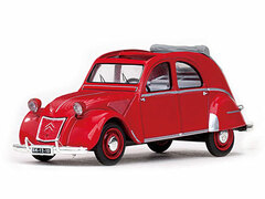 Vitesse Model Car 1/43 Citroen 2CV Belgium (Red)