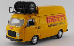 1/43 Fiat 238 High Roof Pirelli Rally Service Car 1973