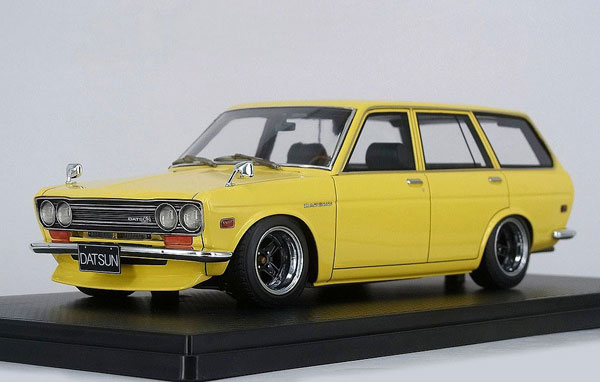 1/18 Datsun Bluebird (510) Wagon Yellow