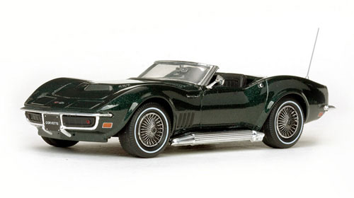 Vitesse 1/43 1968 Chevrolet Convertible (Cover Open) (Green)