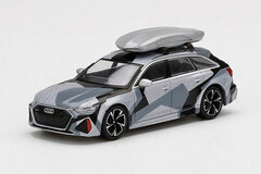 1/64 Audi RS 6 Avant Silver Digital Camouflage w/Roof Box (China Exclusive)