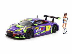 1/64 Audi R8 LMS EVA RT Unit-01 TSRT R8 Macau GT Cup 2020 David Chen, Rei Ayanami RQ Figure Set