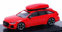1/64 Audi RS 6 Avant Tango Red w/Roof Box