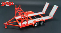 1/43 Tandem Car Trailer with Tire Rack - Texaco