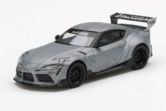 1/64 Pandem GR Supra V1.0 Matte Gray (Right-hand Steering)